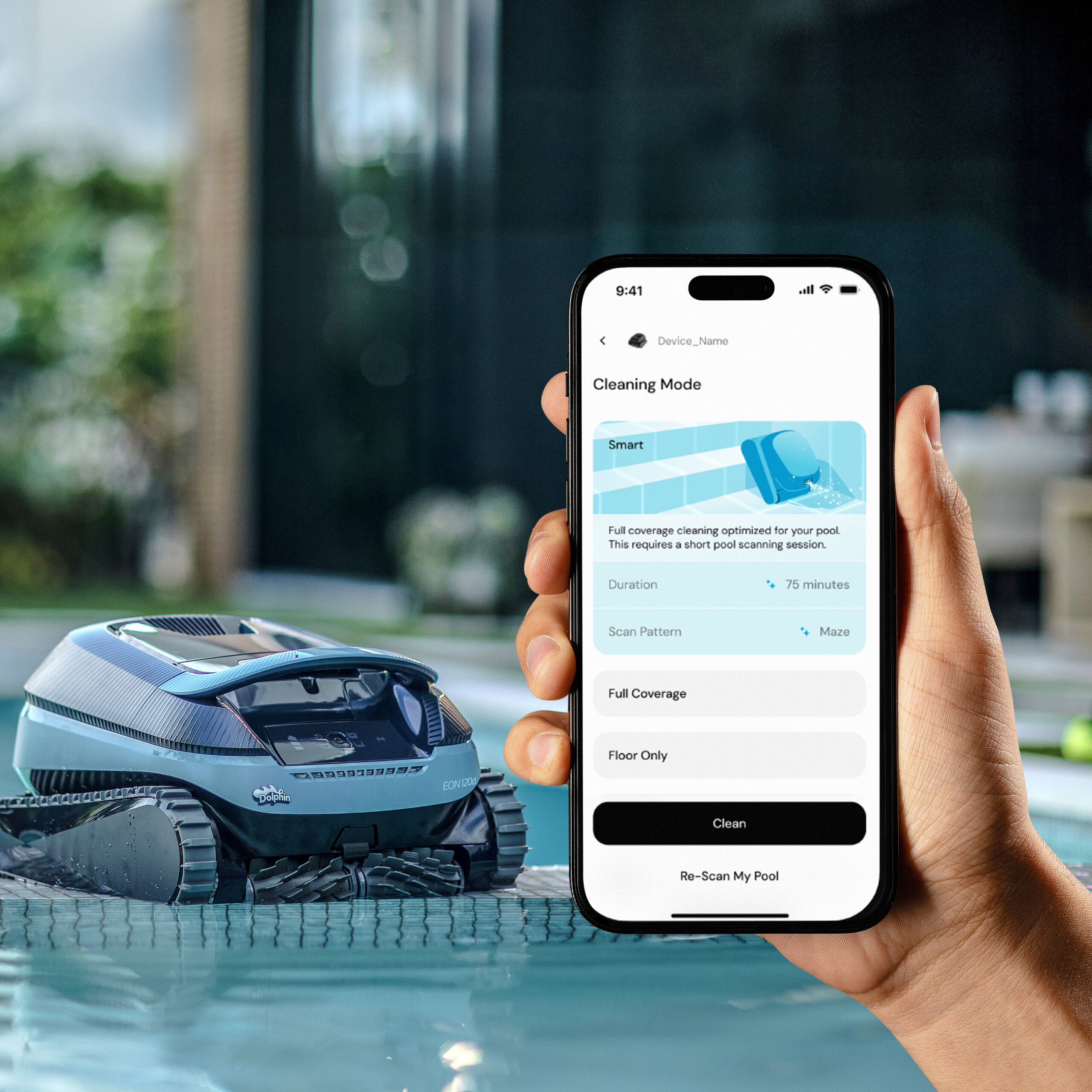 Dolphin EON 120d Cordless Robotic Pool Cleaner - Image 4