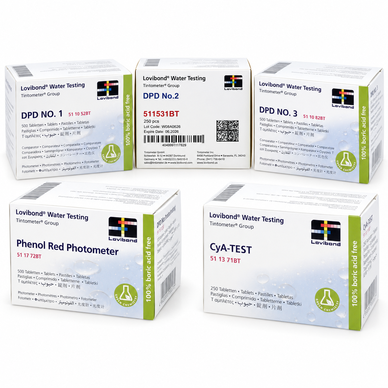 Lovibond Pool Test Tablets