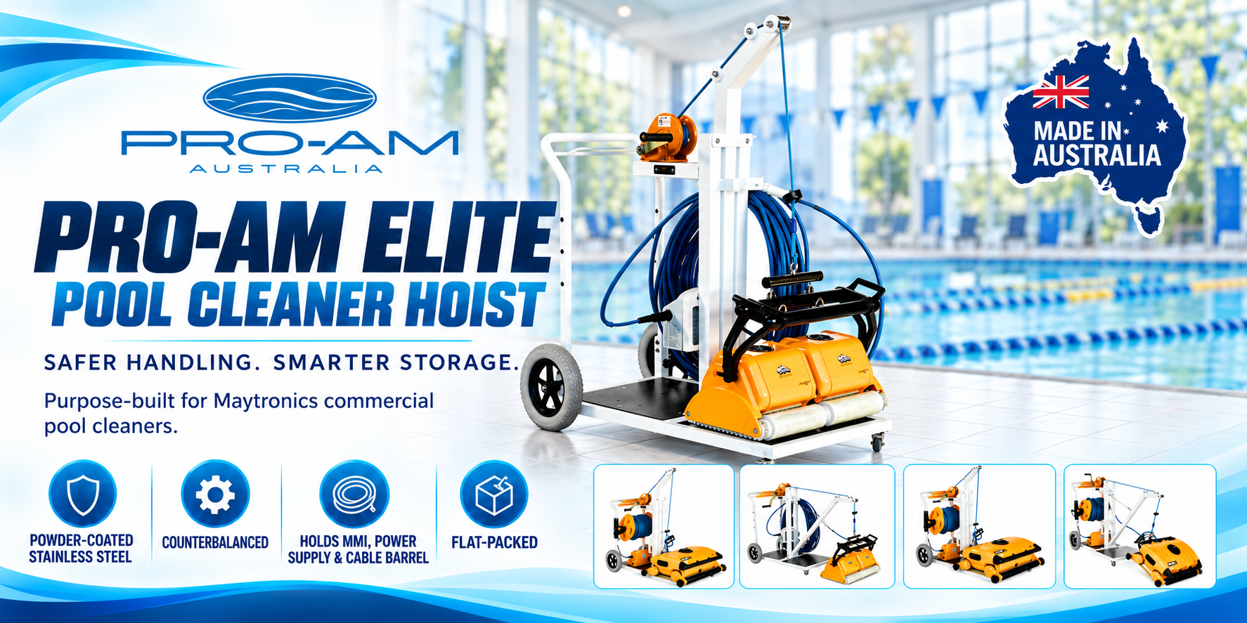 Pool Hoist Banner